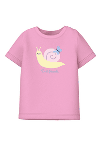 T-Shirt Nbfvubie Pink Frosting Snail