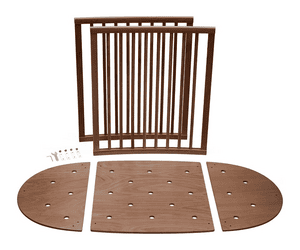 Sleepi Kinderbett Umbausatz V3 Warm Brown