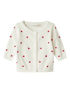 Strickjacke Nbffisilly Cloud Dancer