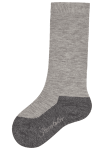 Active Socken lang hellgrau melange