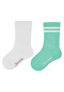 Active Socken kurz Doppelpack Coolmax jadegrün
