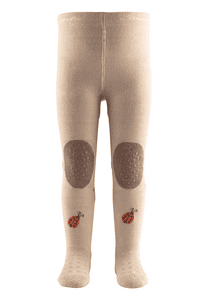 Krabbelstrumpfhose Schnecke beige