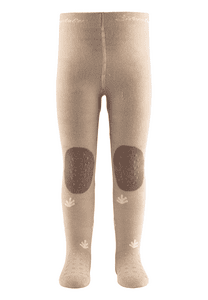 Krabbelstrumpfhose Kamel beige