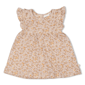 Kleid Flower Field Creme