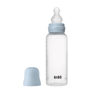 Babyflasche 270 ml Silikon in babyblau