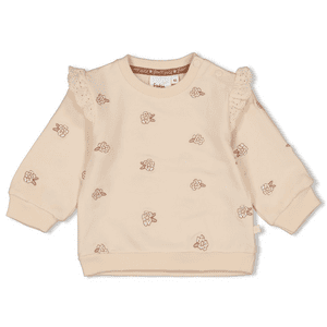 Sweatshirt AOP Flower Field Creme