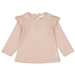 Langarmshirt Flower Field Rosa