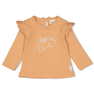 Langarmshirt Flower Field Aprikose