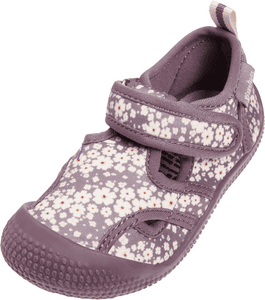 Aqua-Schuh Blümchen violett