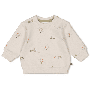 Sweatshirt AOP Mini Adventurer Natur Melange