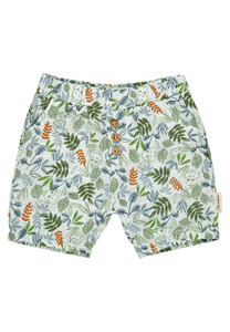 Shorts Blätter helltürkis