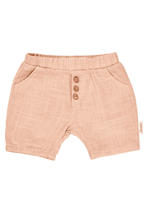 Shorts Leinenoptik aprikose