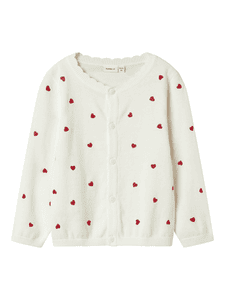 Strickjacke Nmffsilly Cloud Dancer