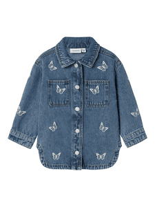 Jeansjacke Nmfnina Medium Blue Denim
