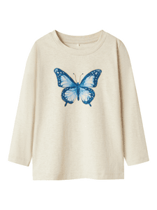 Langarmshirt Nmfdemmi Peyote Melange