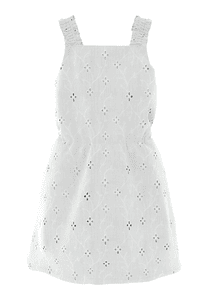 Kleid Nmfvioleta Bright White