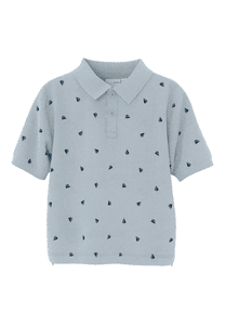 Poloshirt Nmmvolo Celestial Blue
