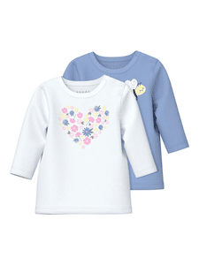 Langarmshirt 2er Pack Nbfvubie Serenity