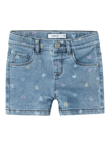 Jeans Shorts Nmfsalli Medium Blue Denim