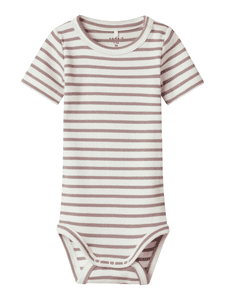 Kurzarmbody Nbnbani Deauville Mauve