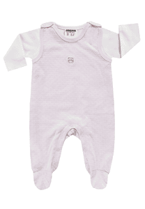 Strampler-Set  MIXED UP flieder/off-white