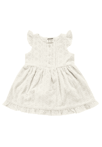 Webkleid mit Innenfutter CLASSIC GIRLS off-white