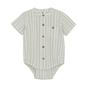 Body Shirt SS Stripe Eggnog