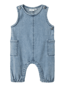 Jeans Overall Nbmfred Light Blue Denim