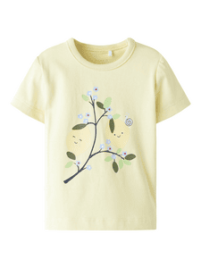 T-Shirt Nbffaberry Pastel Yellow