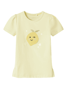 T-Shirt Nbffeva Pastel Yellow