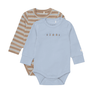 Langarmbody 2er Pack Macaroon