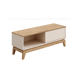 Lowboard STIENE 2 Fächer Cashmere-Beige/Eiche