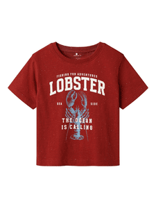 T-Shirt Nmmfabi Red Ochre