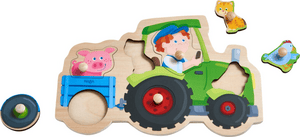 Greifpuzzle Lustige Traktorfahrt