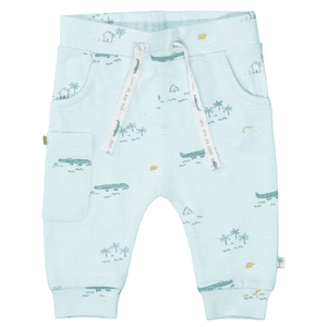 Hose bright mint gemustert