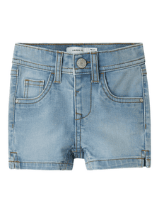 Jeans Shorts Nmfsalli Light Blue Denim