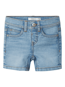 Jeansshorts Nmmsilas Light Blue Denim