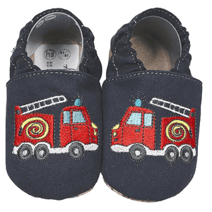 Kinderschuhe RecyStep Feuerwehr dunkelblau