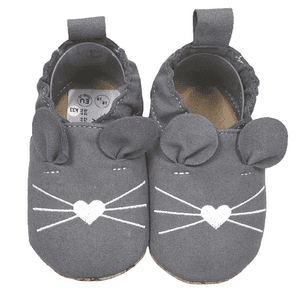 Kinderschuhe RecyStep Maus grau