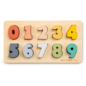 Zahlen Puzzle, pastell