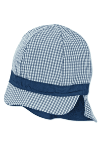 Wende-Schirmmütze Vichy/Uni marine