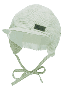 Schirmmütze Ringel dunkelgrün