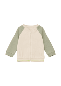 Sweatjacke Löwe beige