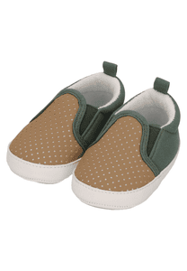 Babyschuh Farbmix mattgrün