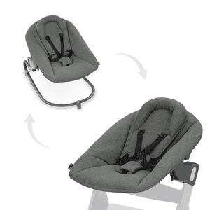 Babyaufsatz Alpha Bouncer Premium Dark Grey