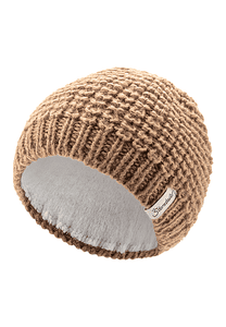 Strickmütze soft braun