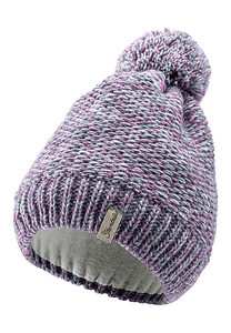 Strickmütze mulitcolour lila