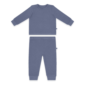 emma & noah Schlafanzug 2-teilig Essential Blau
