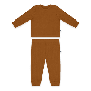 emma & noah Schlafanzug 2-teilig Essential Toffee