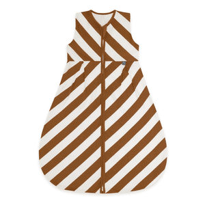 emma & noah Schlafsack Streifen Toffee